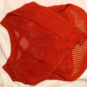 The perfect burn orange sweater.